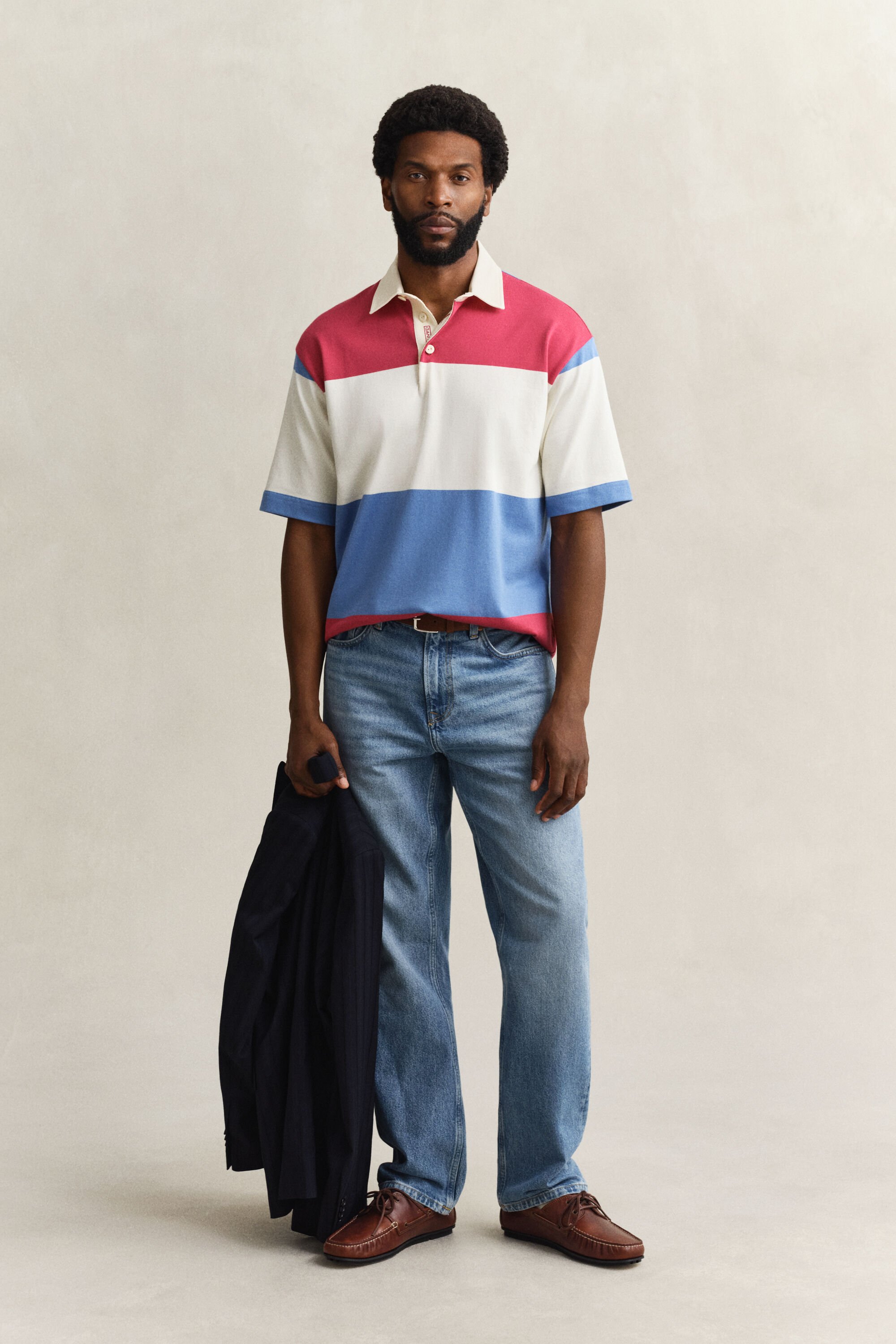 Rugger de manga corta