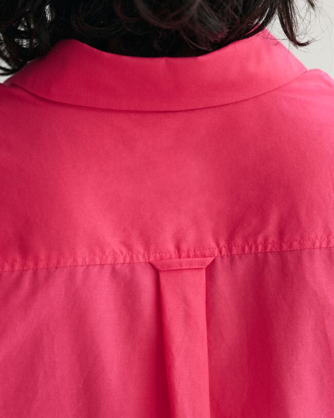 Camisa Relaxed Fit de manga corta en algod&oacute;n y seda