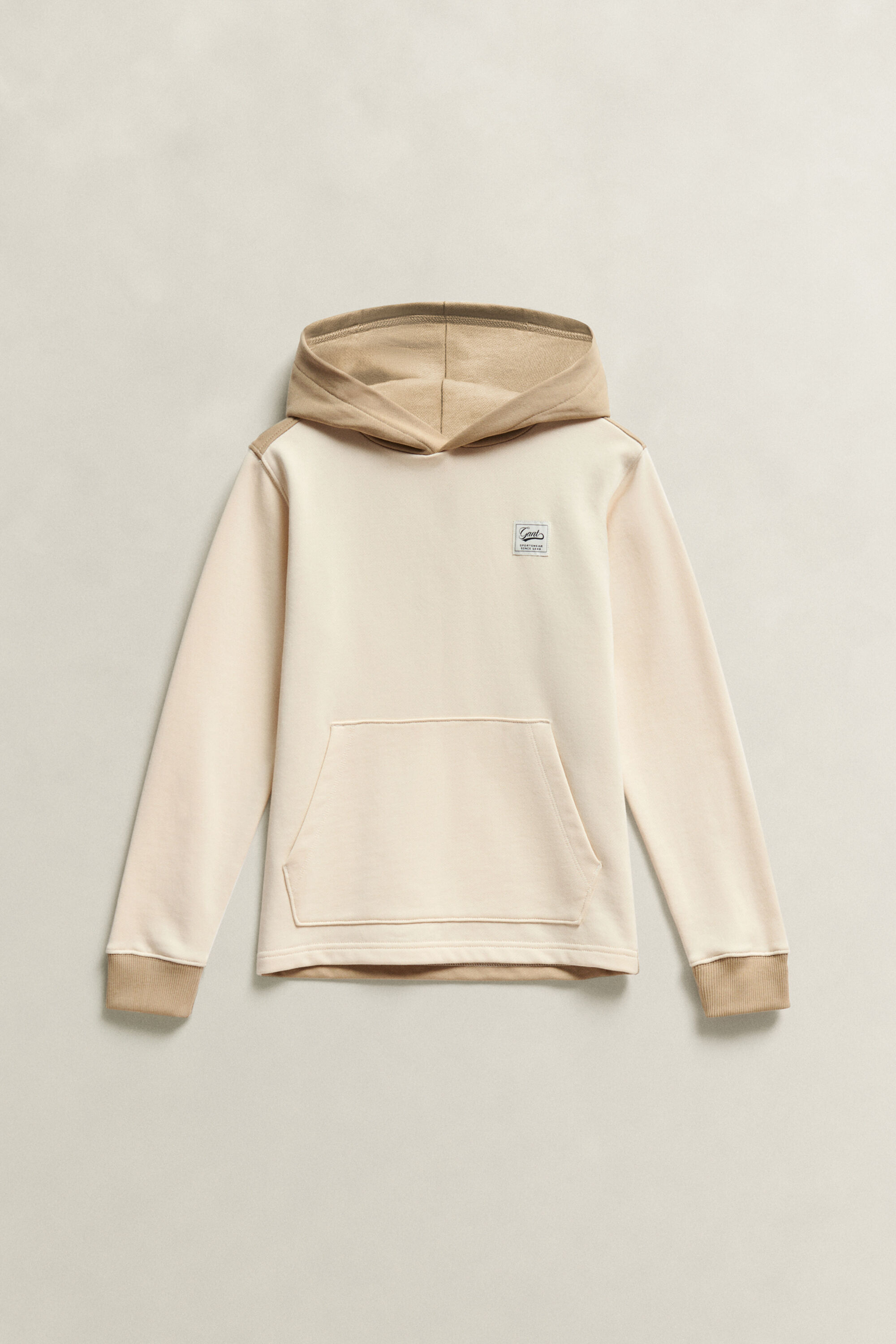 Sudadera con capucha y panel en contraste Teen Boys