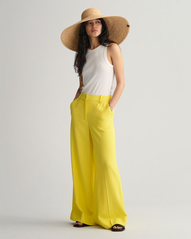 Pantalones de pernera ancha Fluid