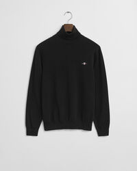 Jersey clásico de algodón con cuello de cisne