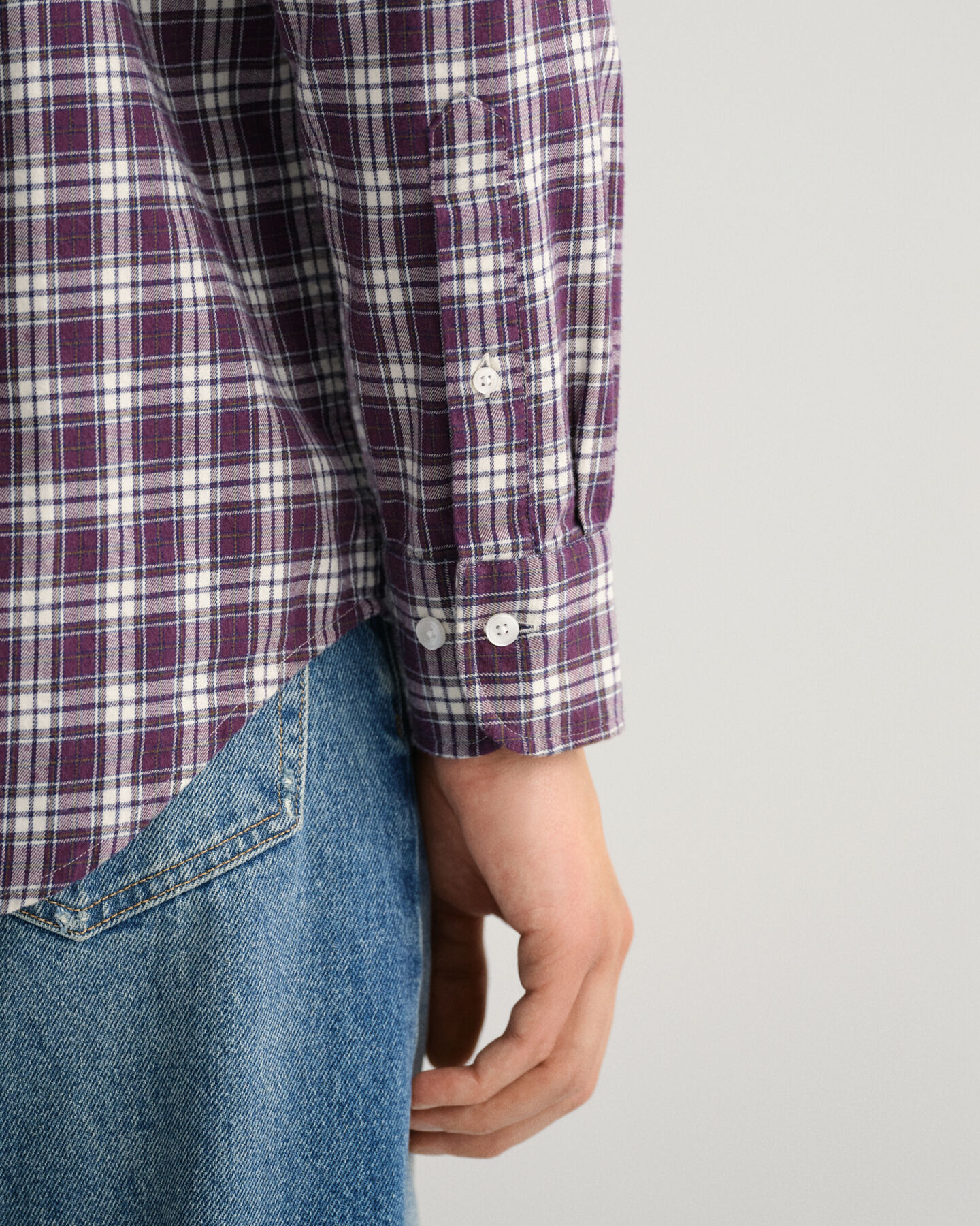 Camisa de cuadros y franela Regular Fit