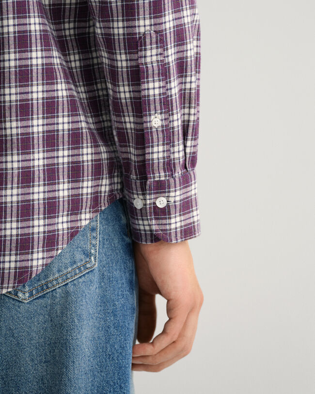 Camisa de cuadros y franela Regular Fit