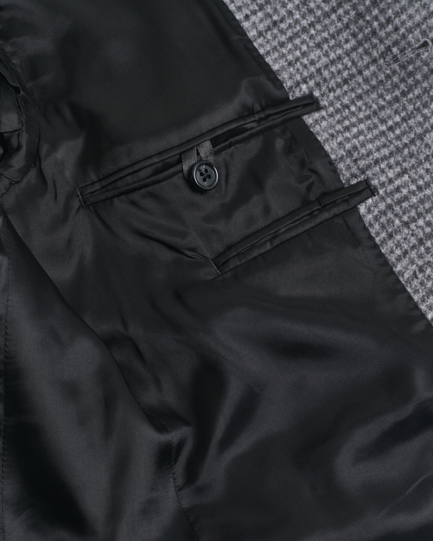 Abrigo de lana en dos tonos