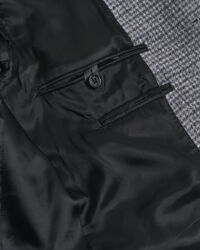 Abrigo de lana en dos tonos