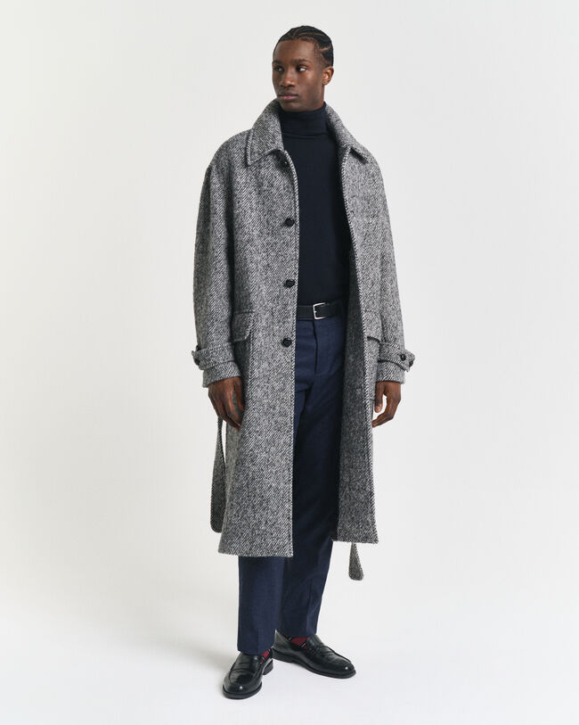 Jersey clásico de algodón con cuello de cisne