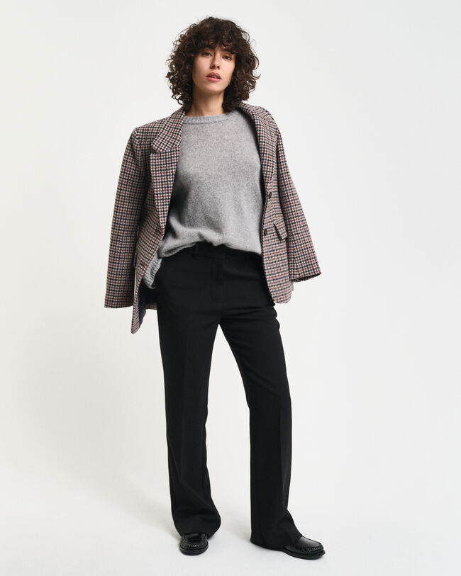 Pantalones de vestir Slim Fit acampanados