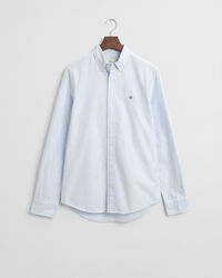 Camisa Oxford clásica Slim Fit de rayas finas