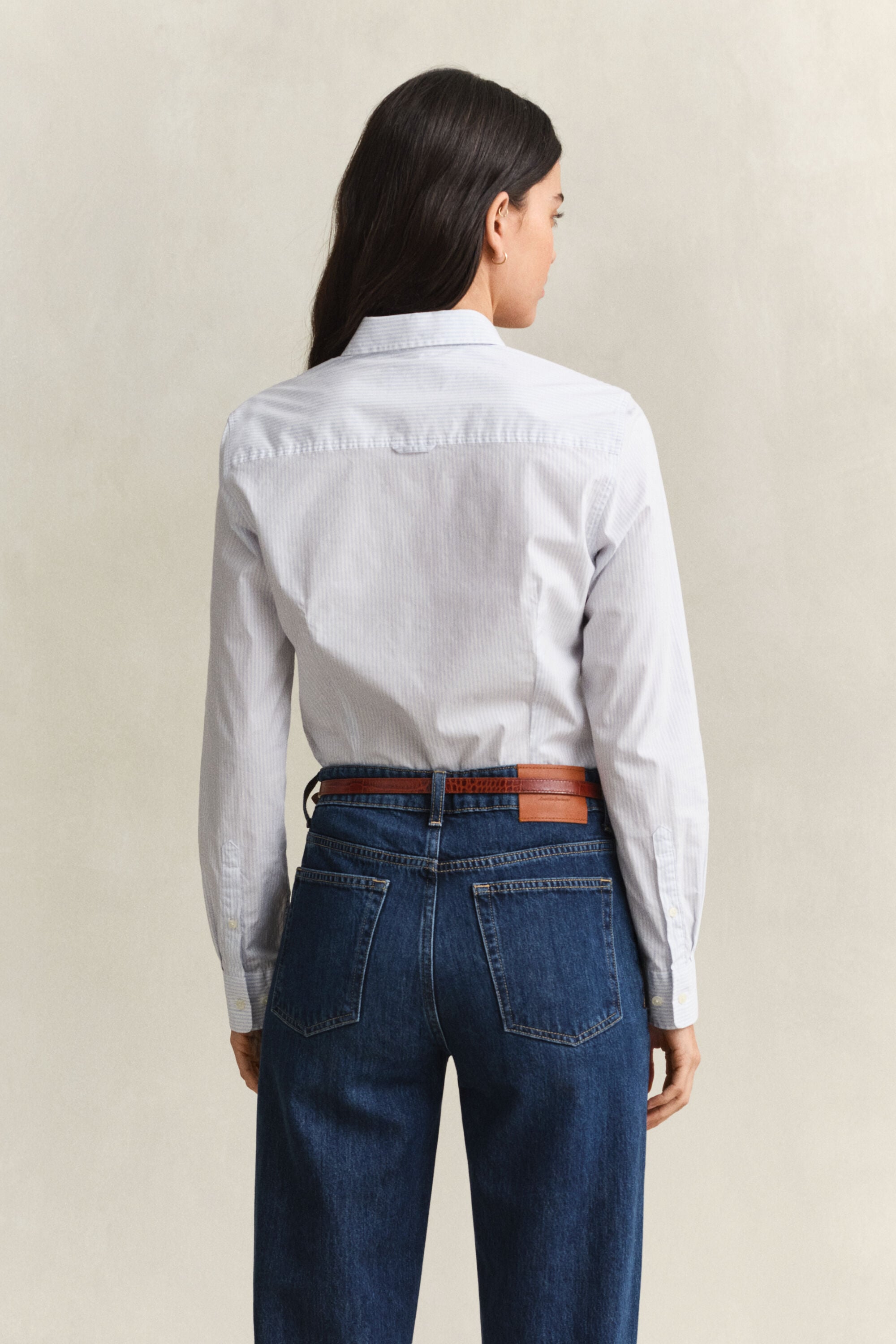 Camisa de popelina a rayas