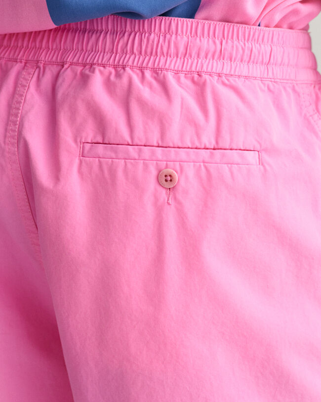 Pantalones cortos de algod&oacute;n con cord&oacute;n ajustable