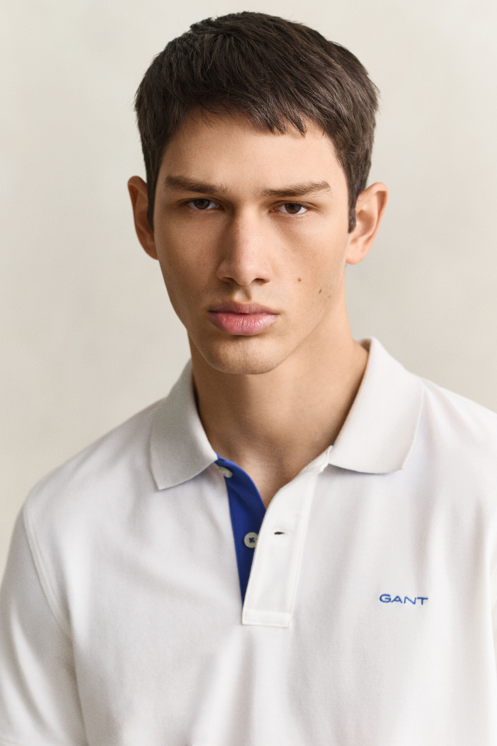 Polo de piqué en contraste