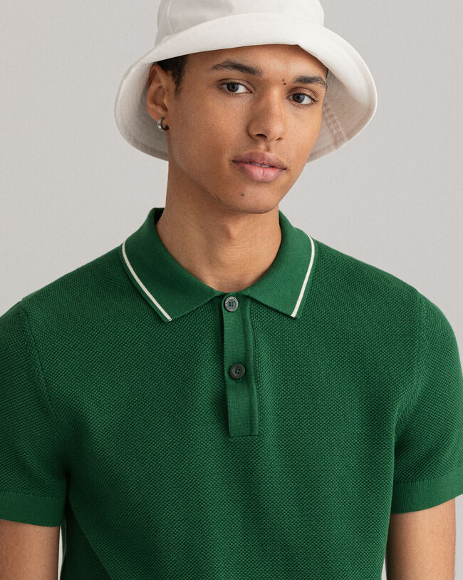 Polo de piqu&eacute; Texture