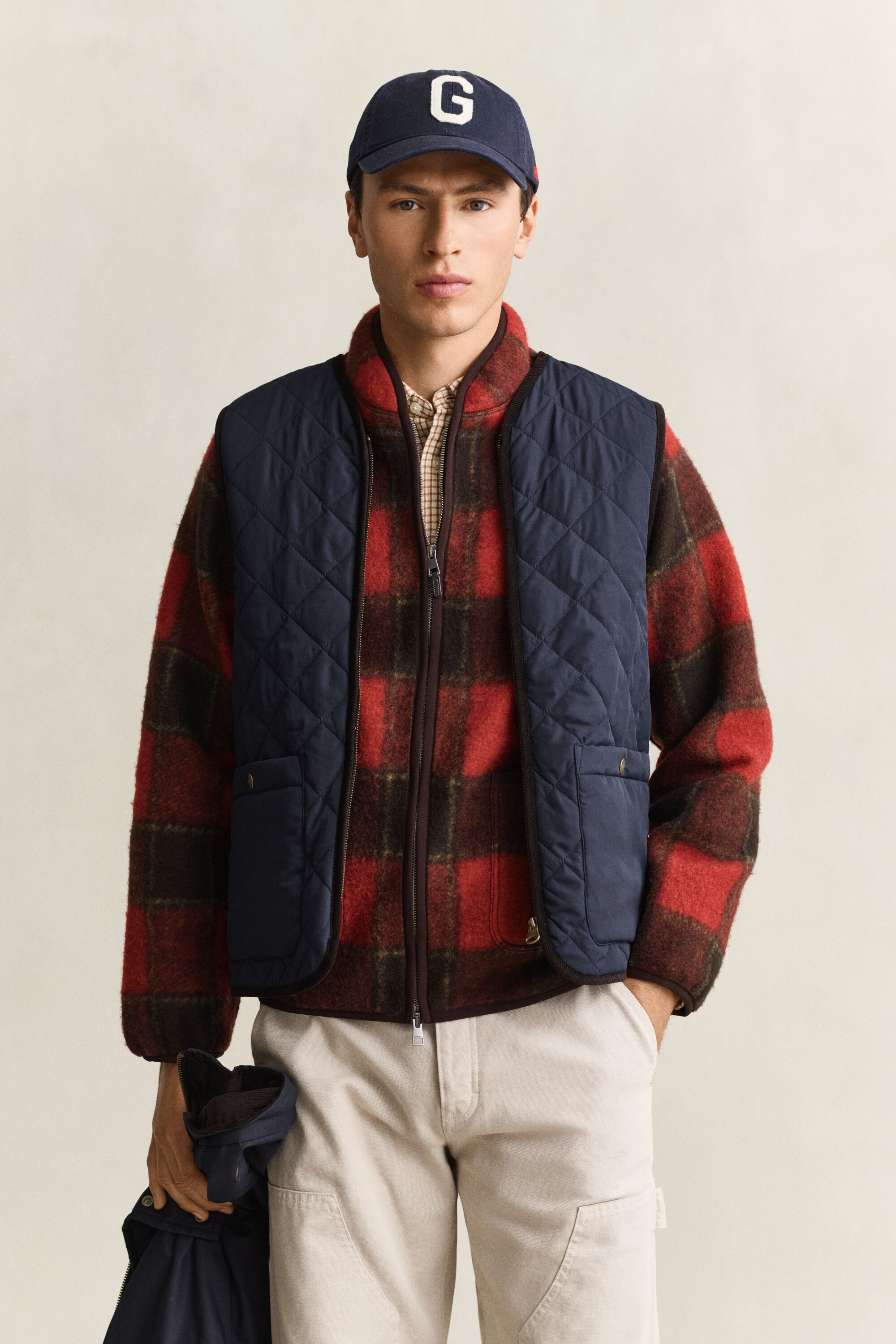 Chaqueta Double Decker encerada