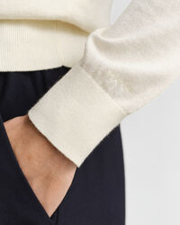 Cárdigan de punto ligero con cuello redondo