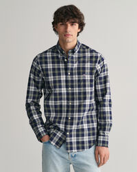 Camisa Regular Fit de popelina a cuadros