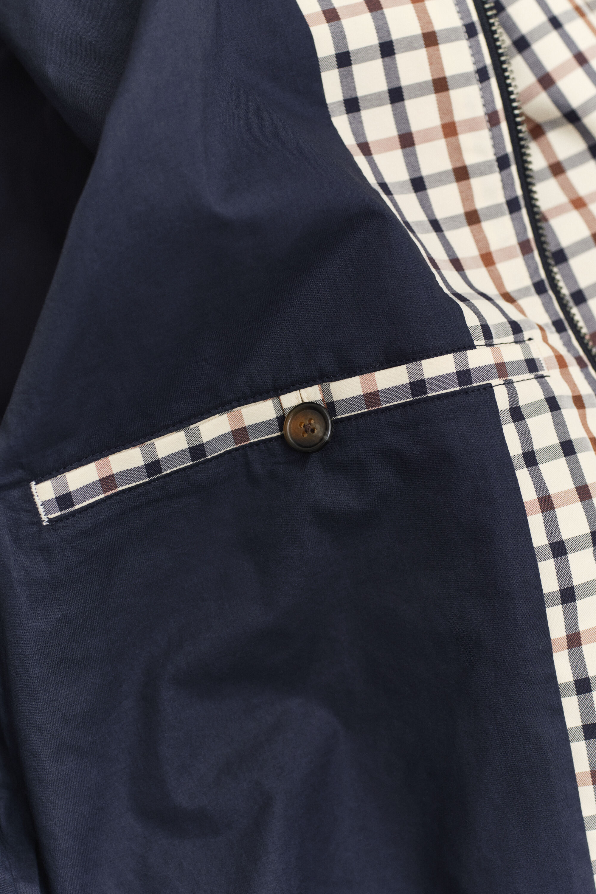 Cazadora Harrington en mezcla de algodón