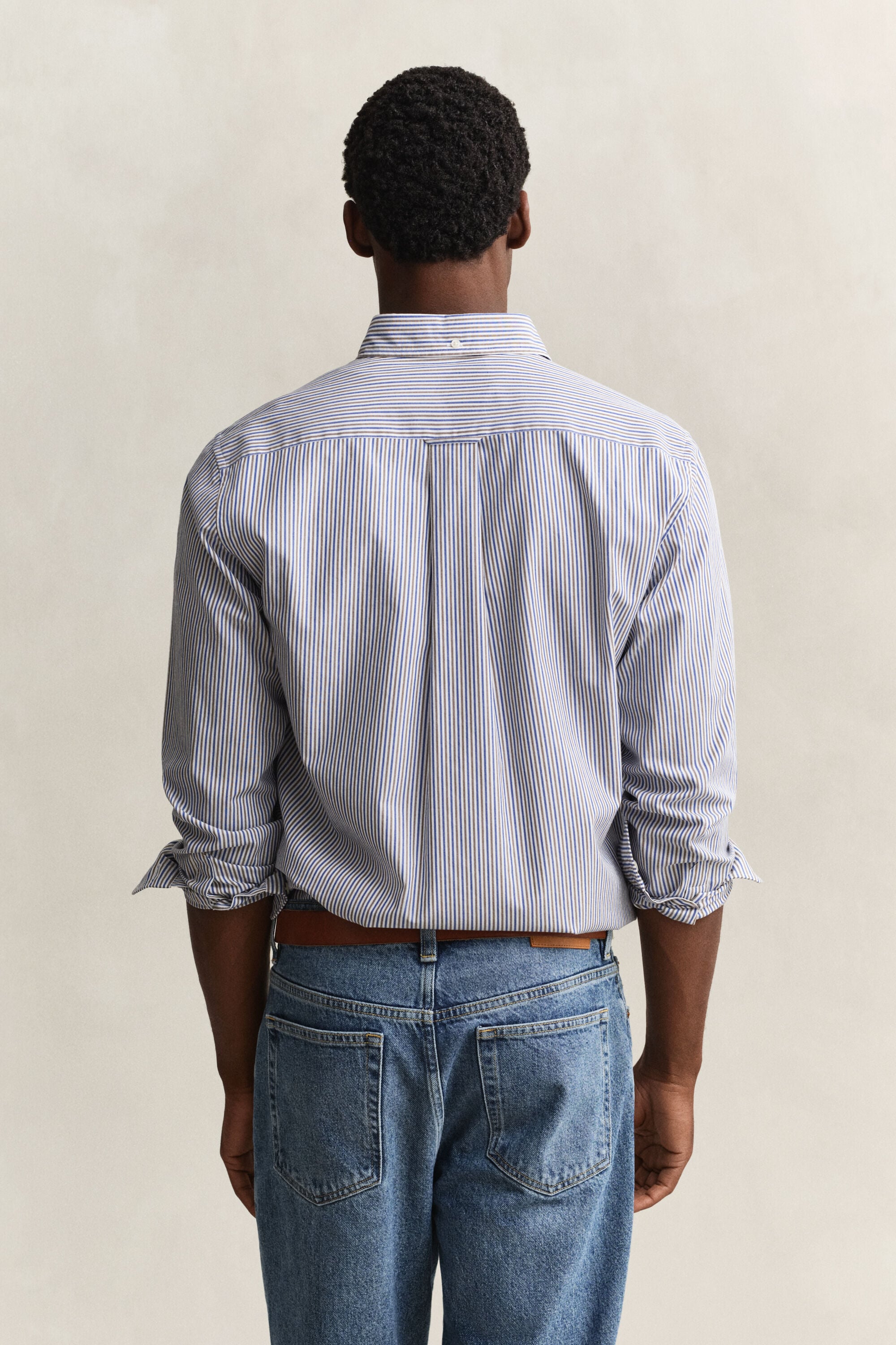 Camisa de popelina a rayas