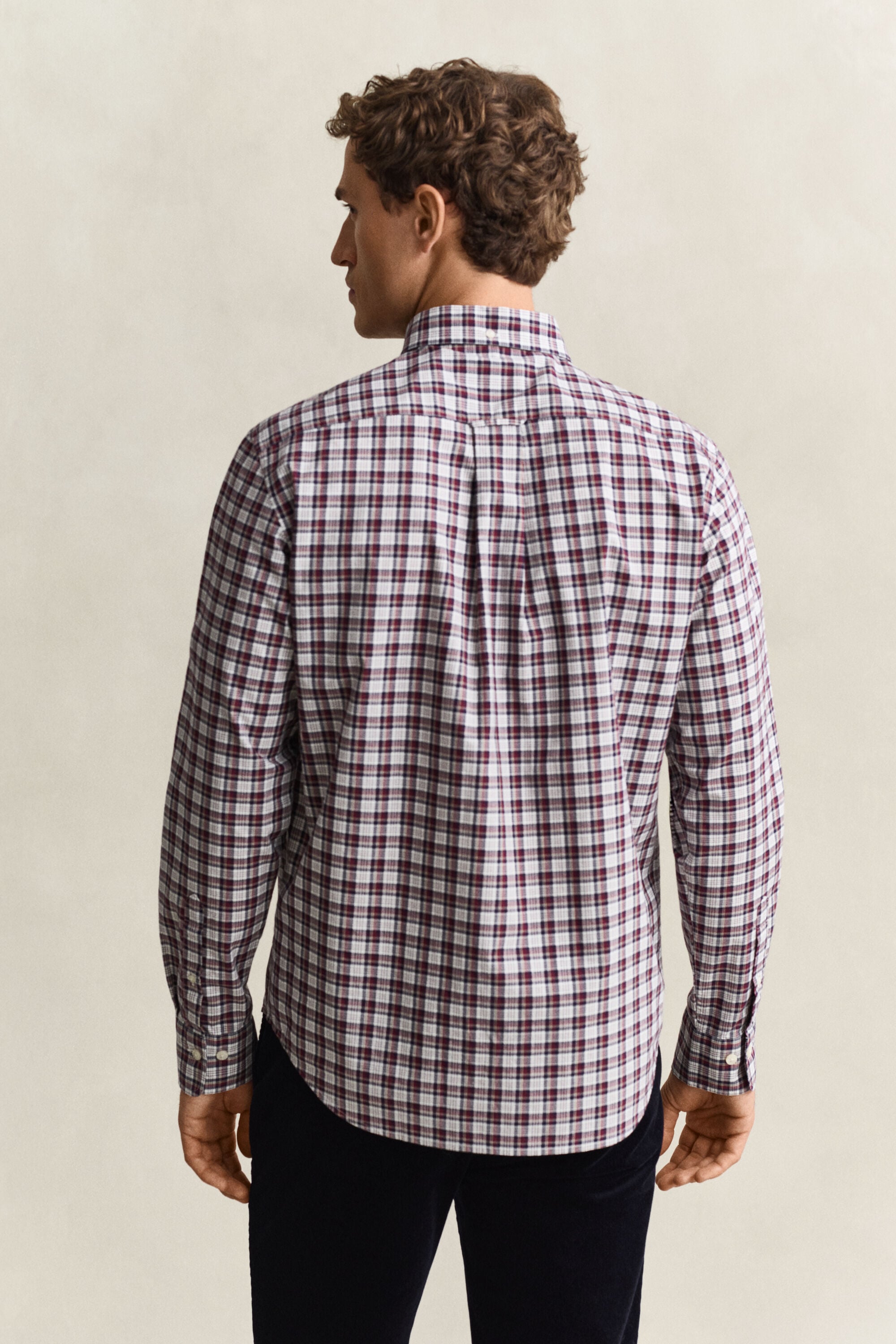 Camisa de popelina a cuadros