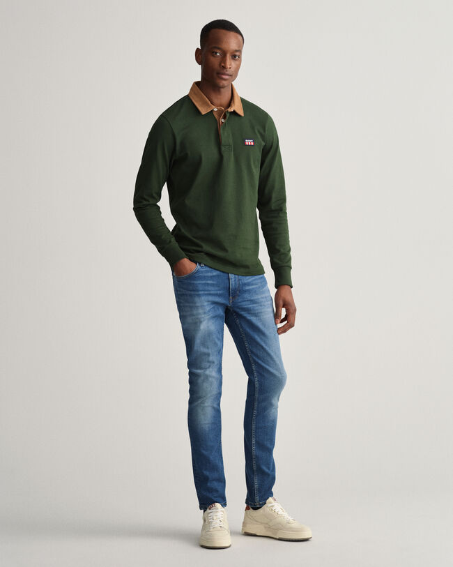 Vaqueros Extra Slim Fit Maxen Retro Shield