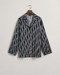 Camisa de pijama Relaxed Fit Chain Print