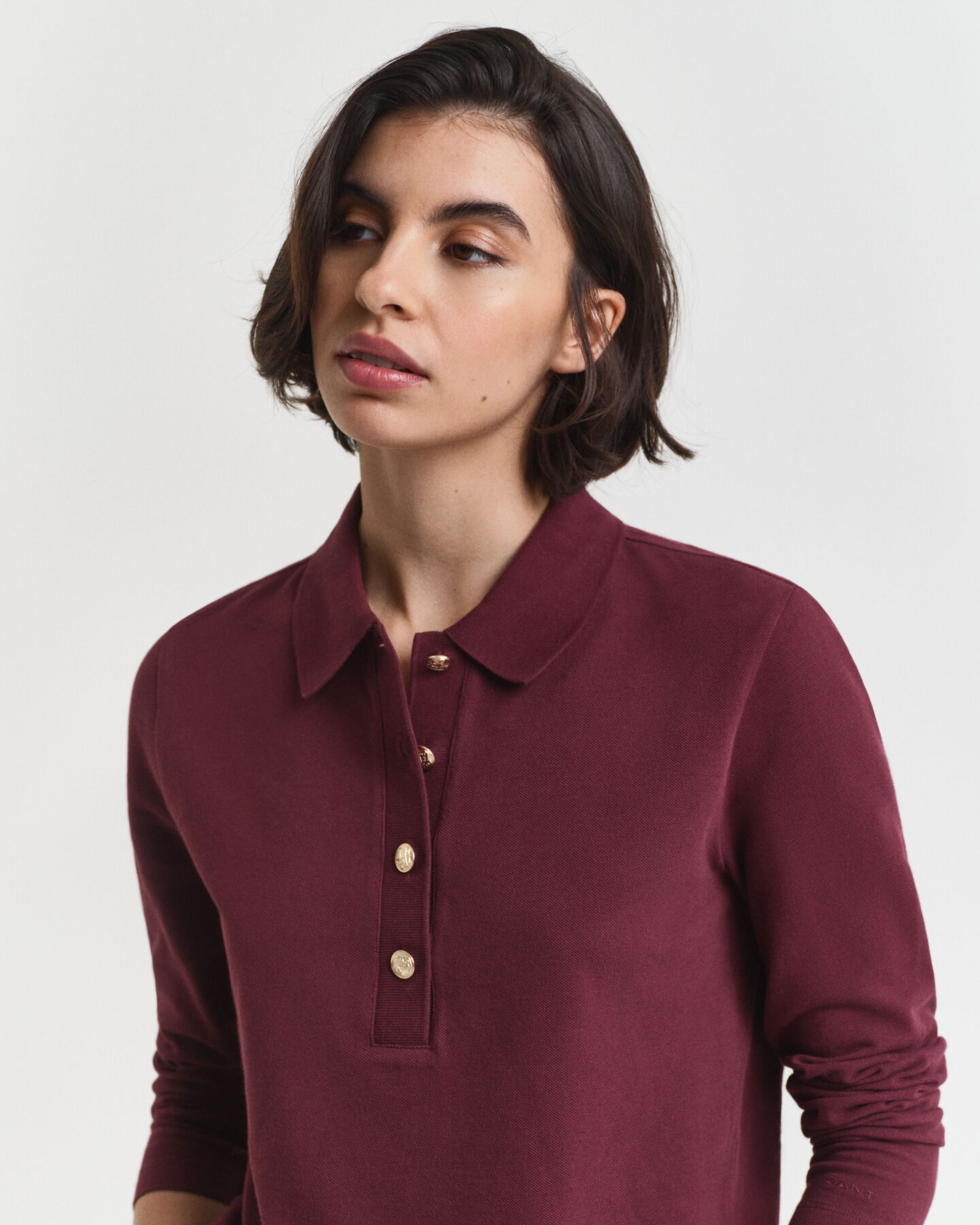 Polo de piqué de manga larga