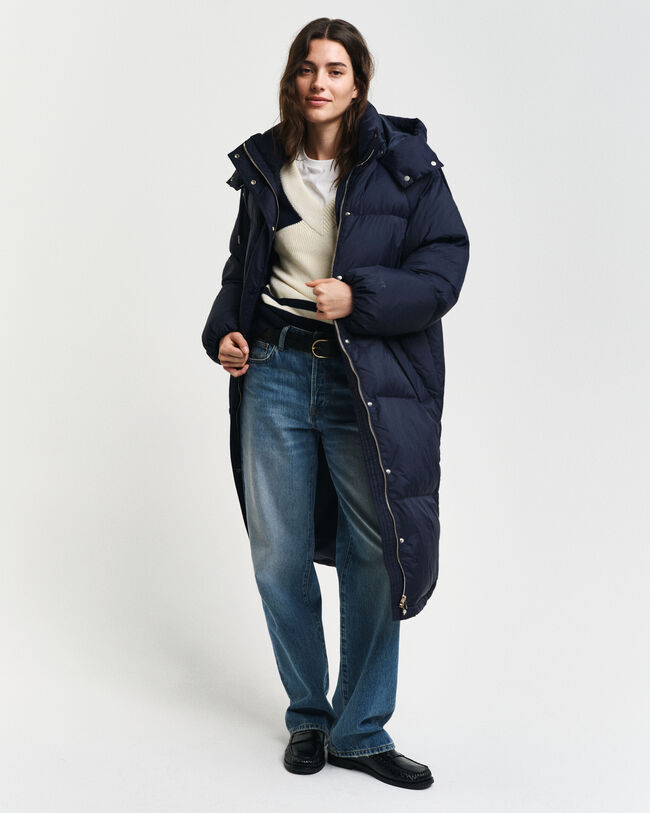 Abrigo de plumón de largo completo