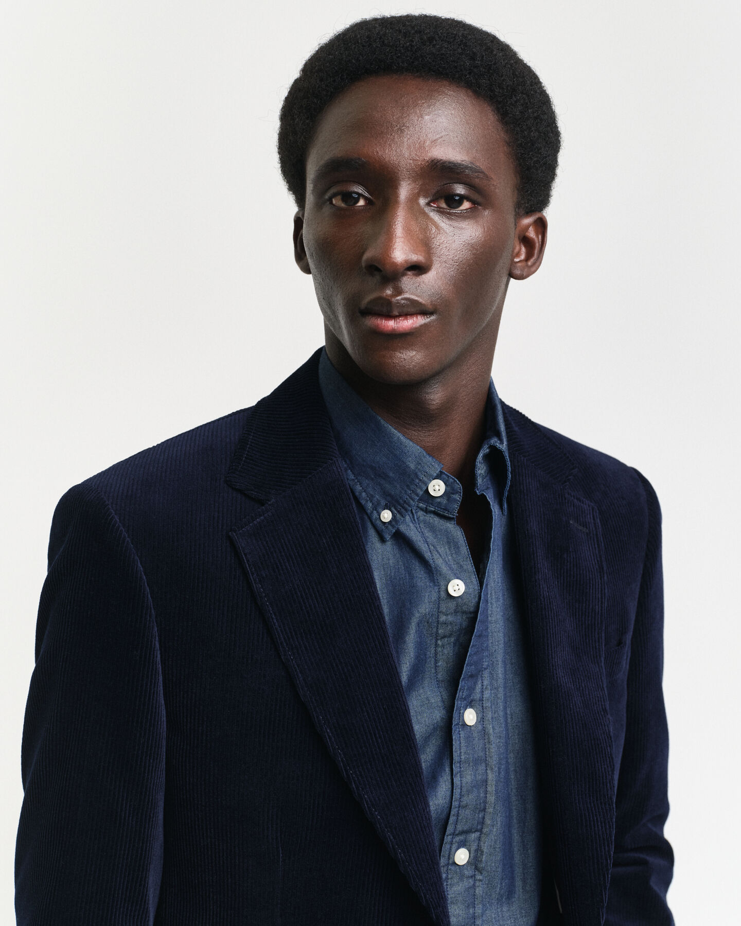 Americana de traje en pana Slim Fit