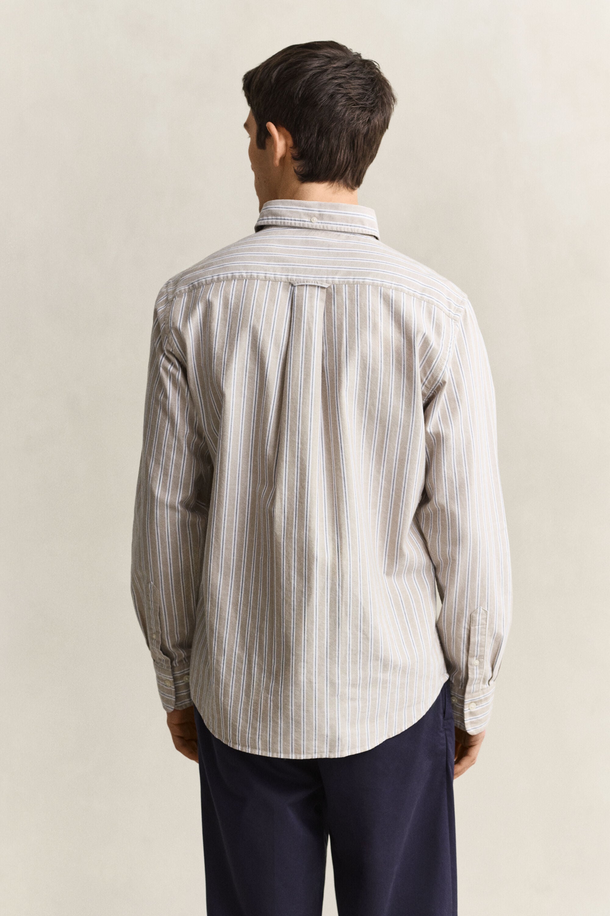 Camisa Oxford clásica a rayas
