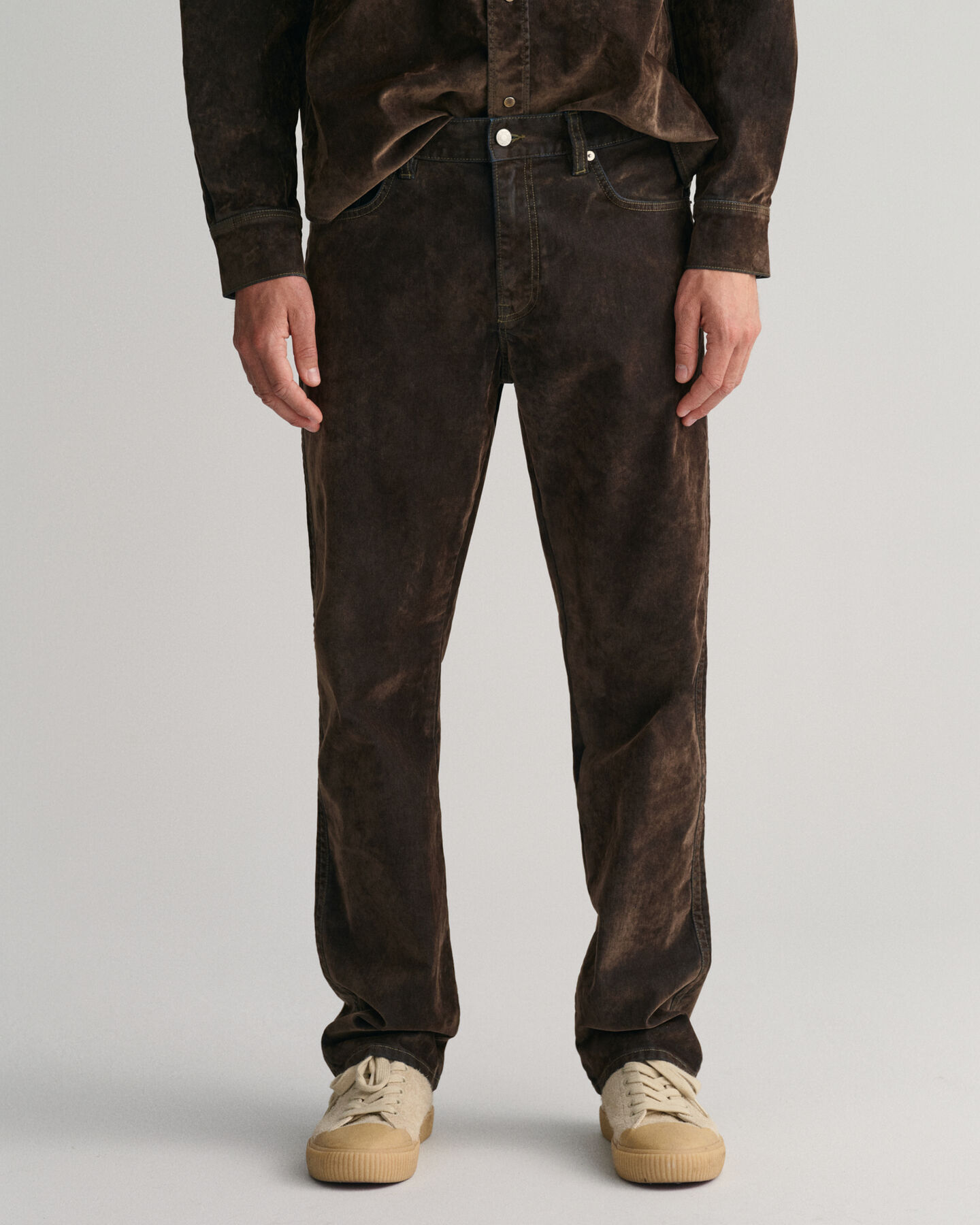 Vaqueros Relaxed Fit aterciopelados Flocked