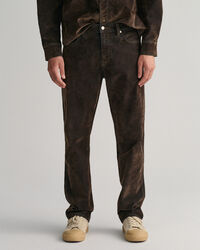 Vaqueros Relaxed Fit aterciopelados Flocked