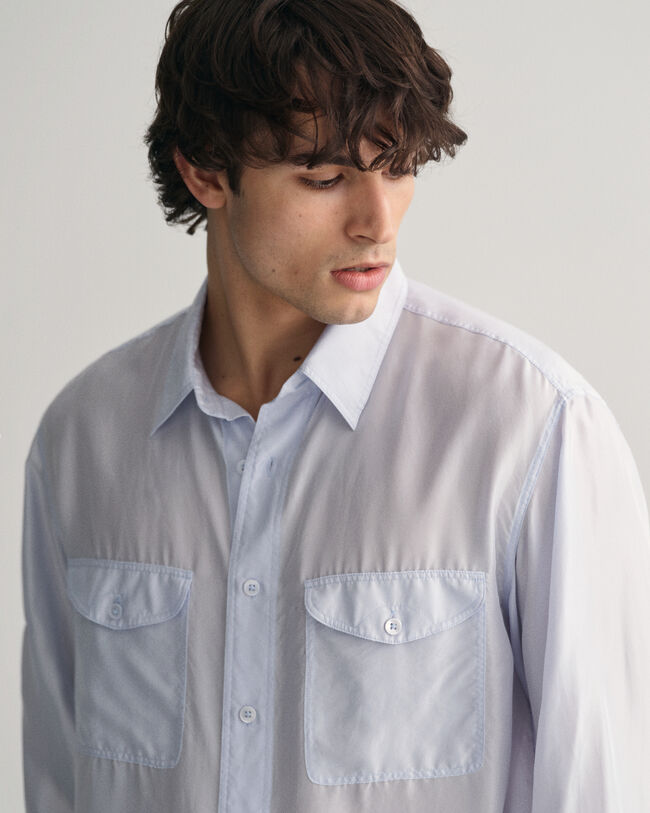 Camisa Relaxed Fit de seda