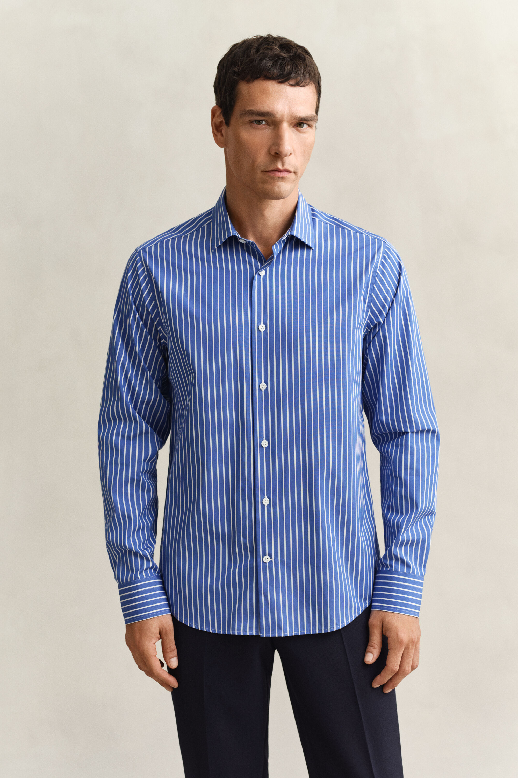 Camisa de vestir de popelina