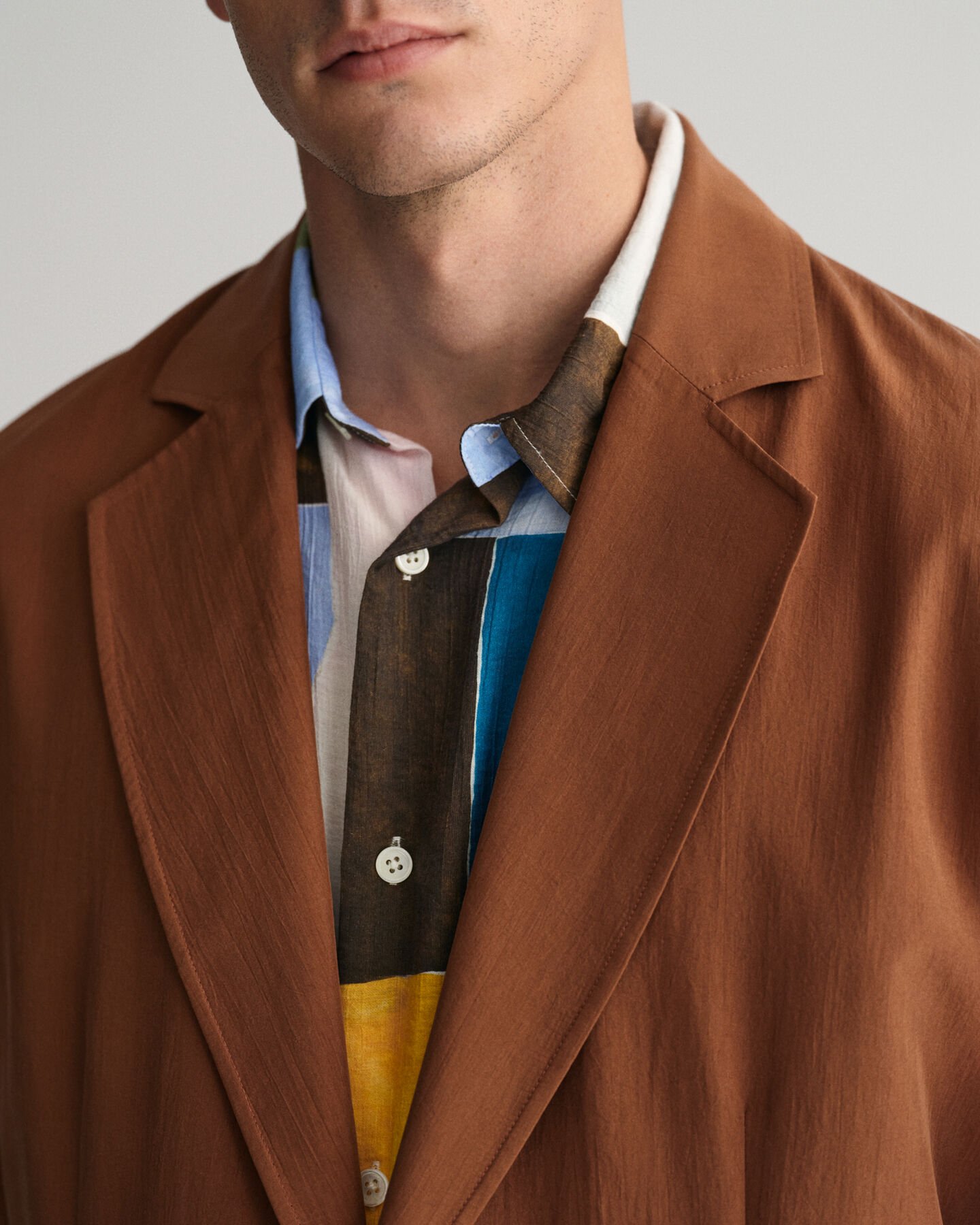 Americana de traje Relaxed Fit de seda