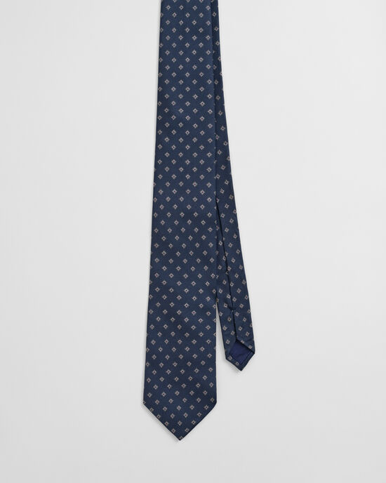 Corbata con estampado de fular