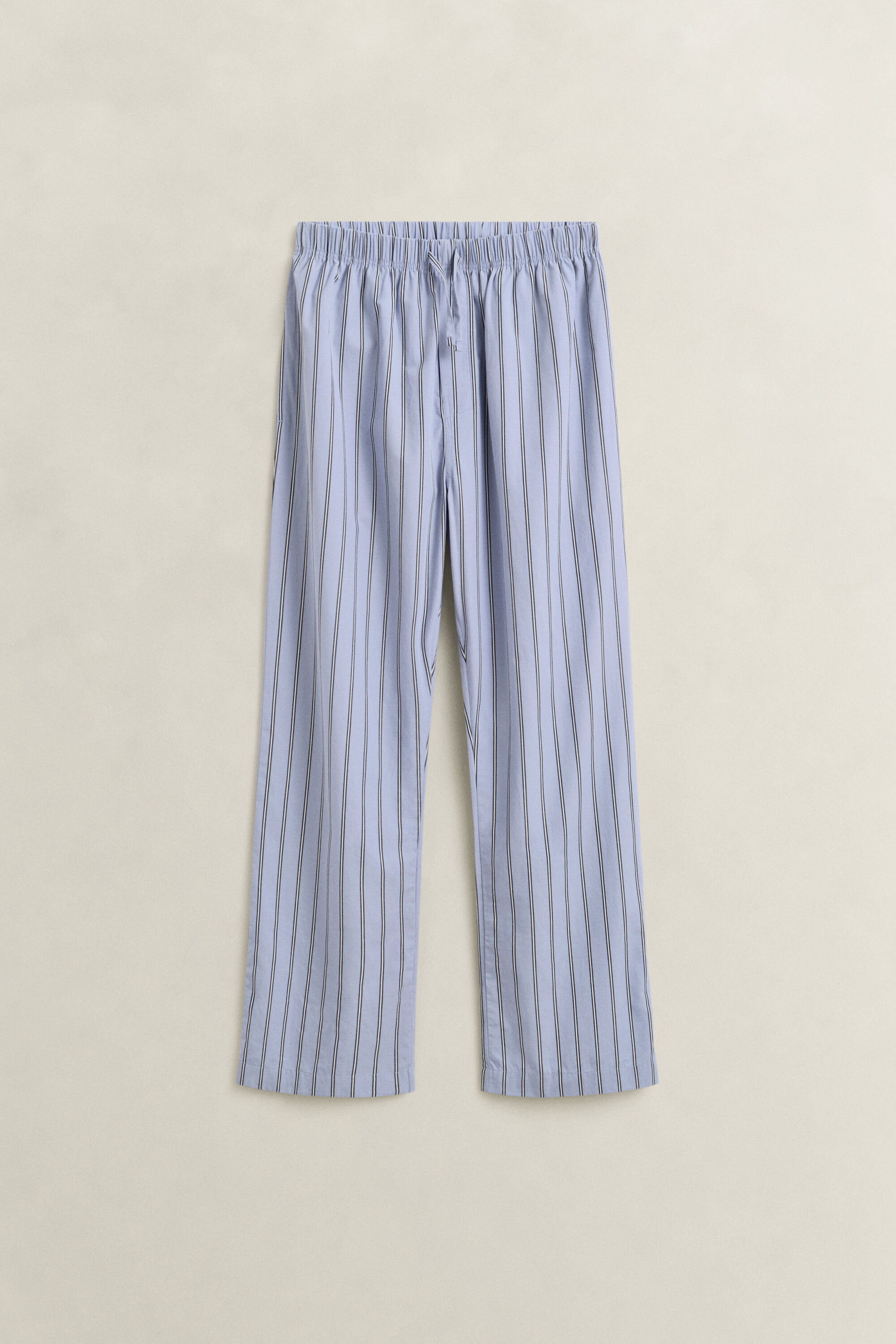 Pantalones de pijama de popelina a rayas