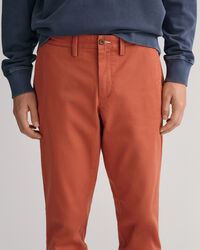 Pantalones chinos Slim Fit de sarga Hallden