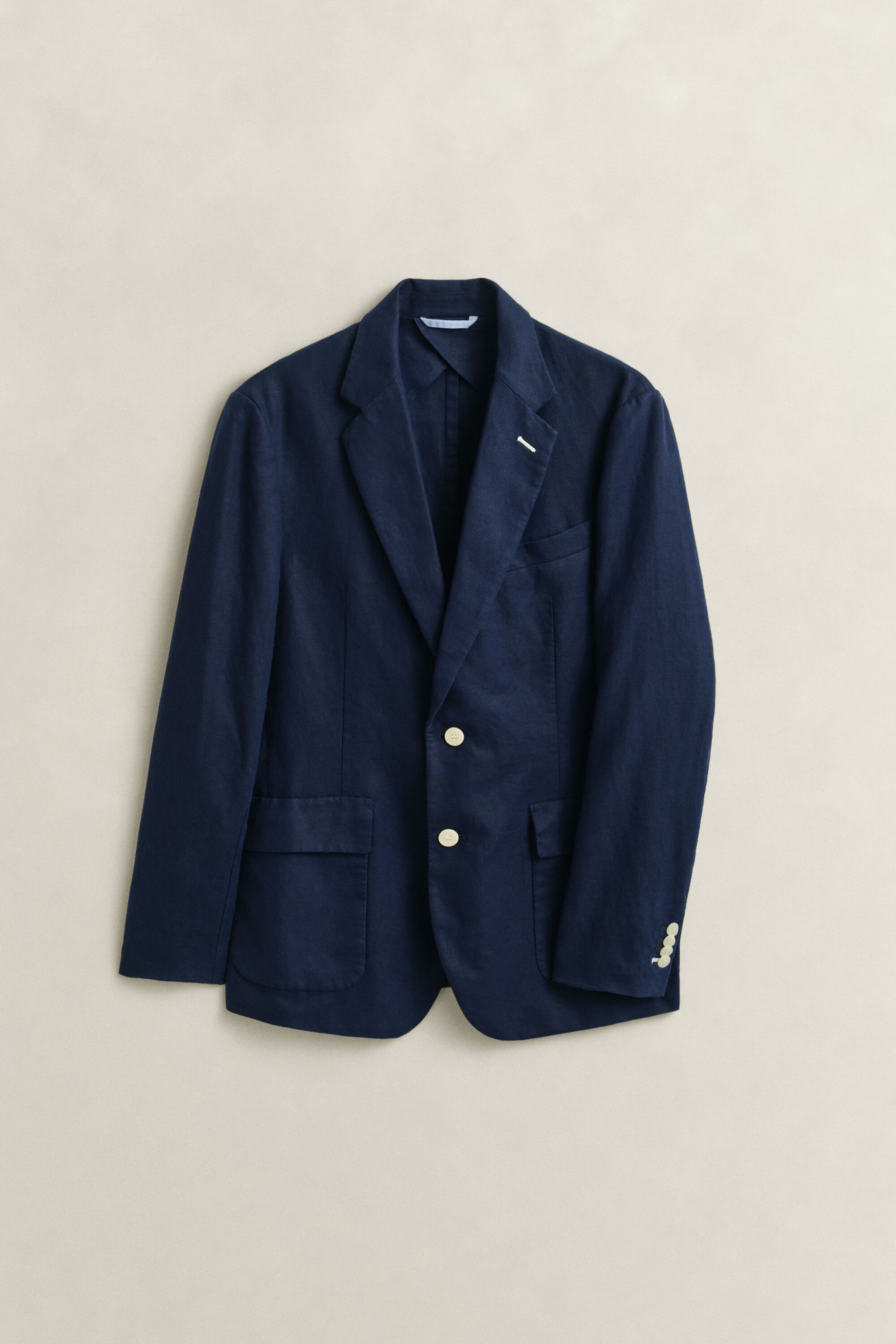 Chaqueta de traje en mezcla de algodón texturizado