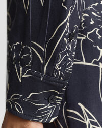 Vestido camisero con estampado floral