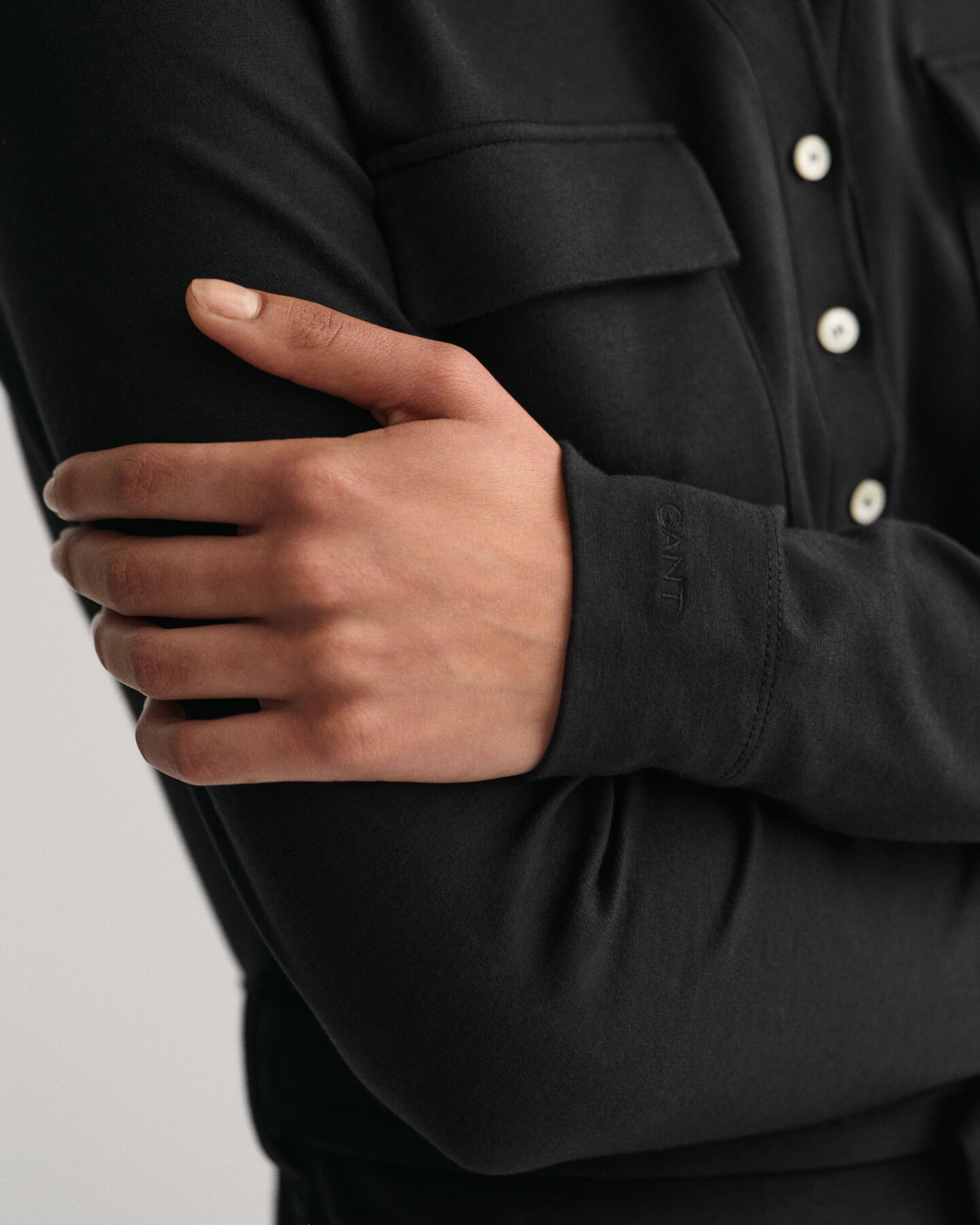 Vestido tipo polo de punto Slim Fit