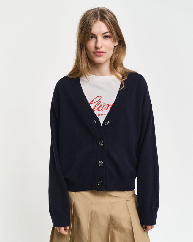 C&aacute;rdigan de lana de oveja muy fino