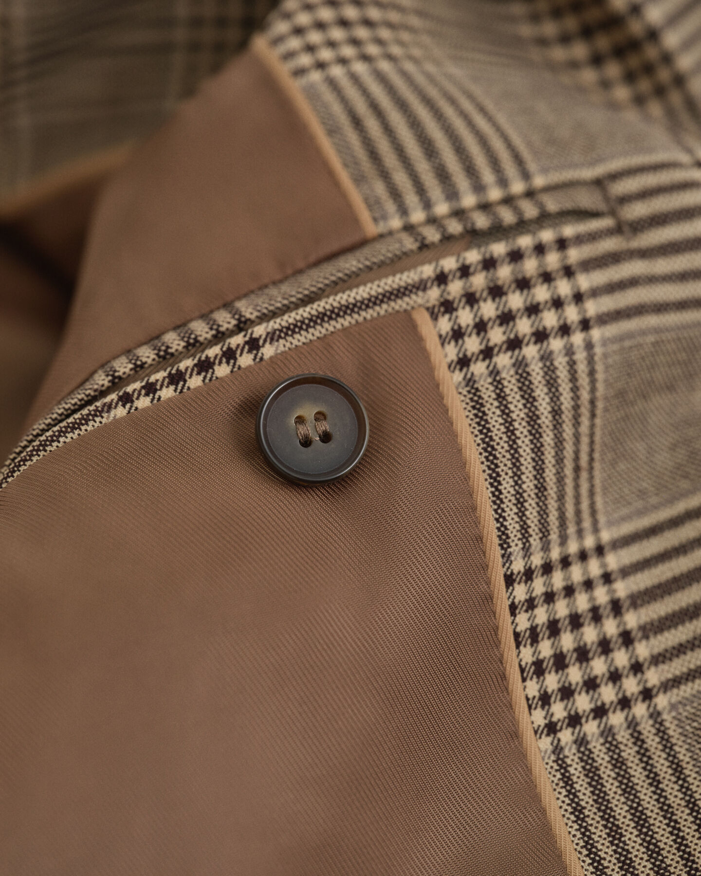 Americana Regular Fit en mezcla de lana a cuadros