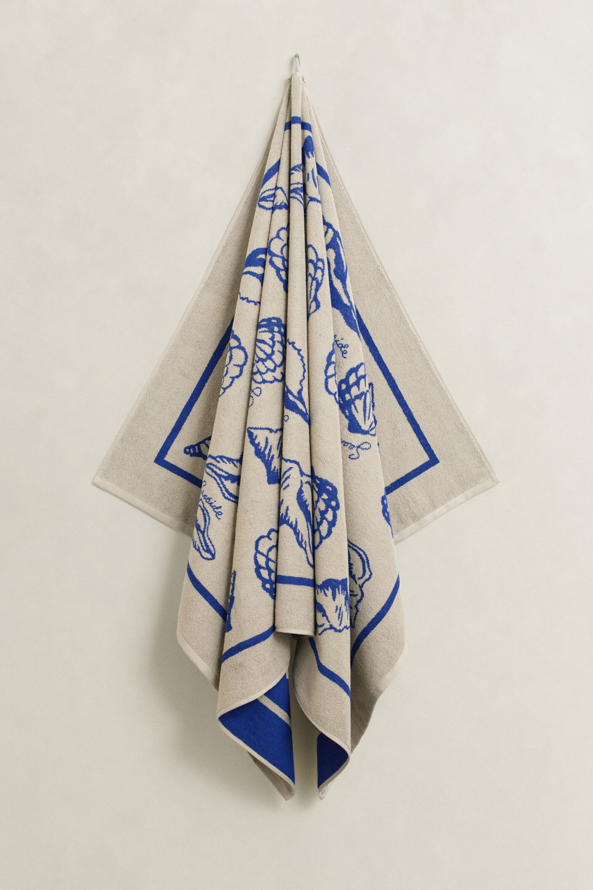 Toalla de playa con estampado Seashell