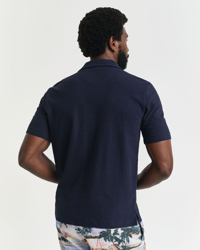 Camisa de manga corta con textura