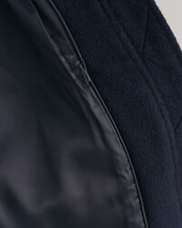 Cazadora bomber de lana