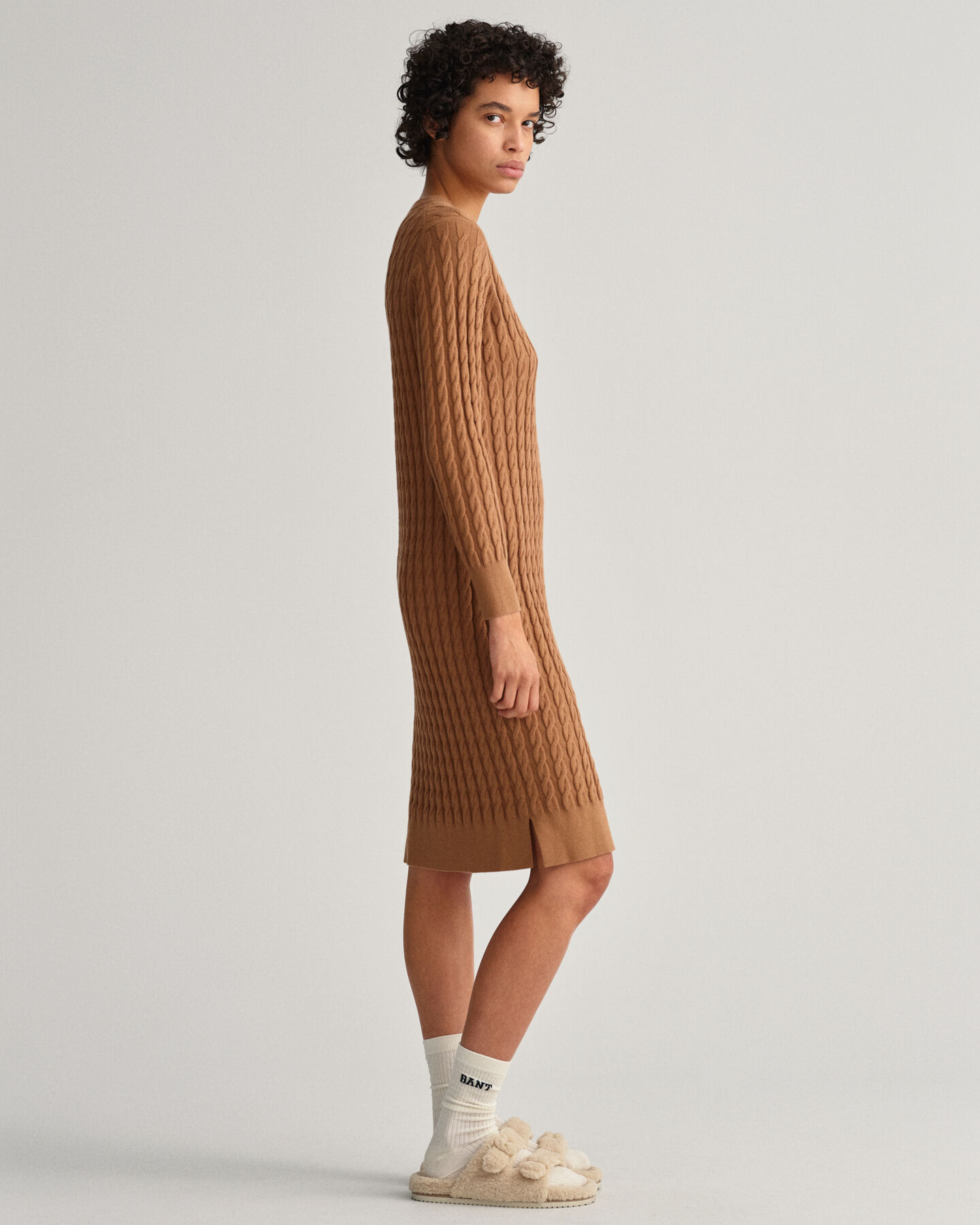 Vestido de punto de ochos retorcidos