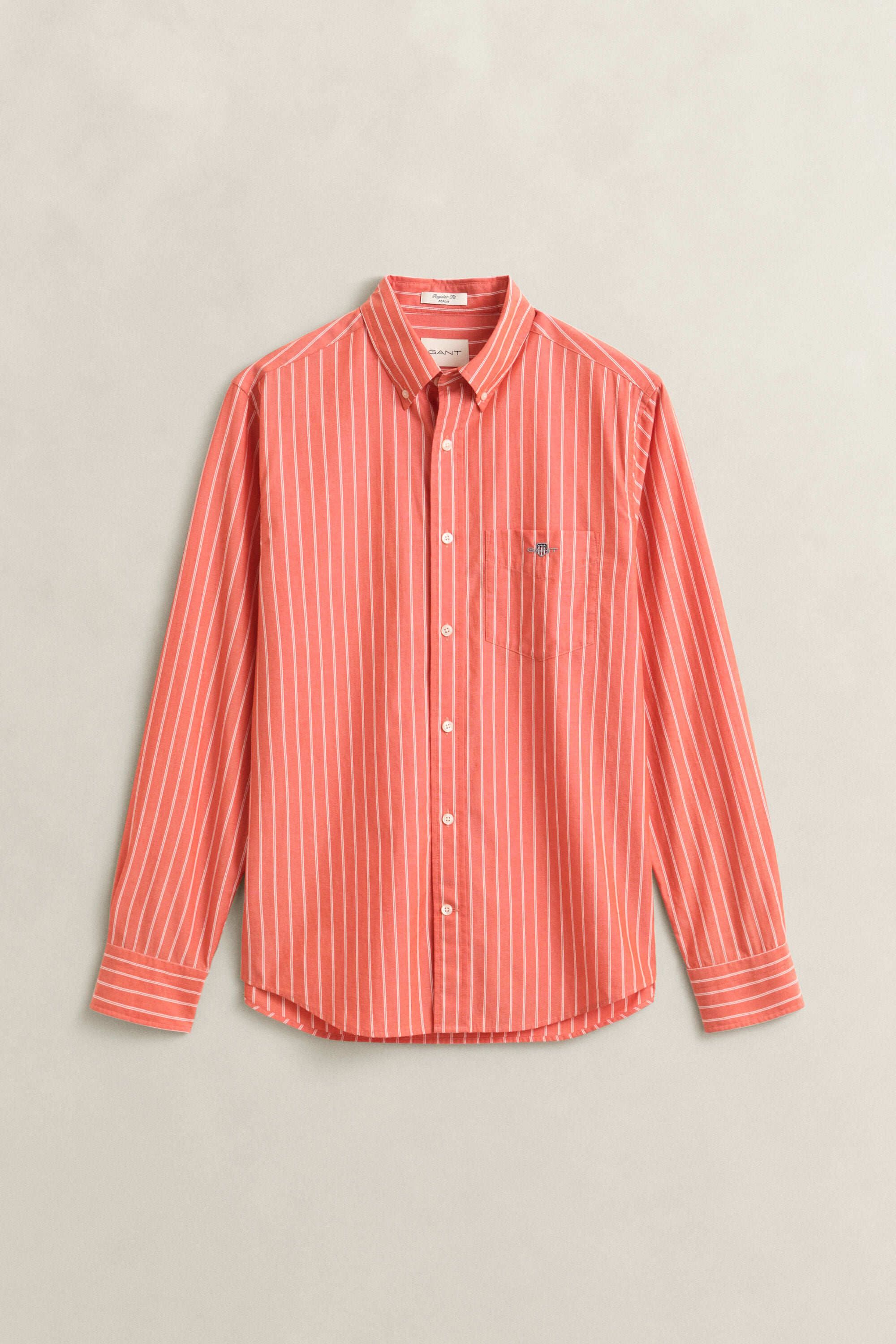 Camisa clásica de popelina a rayas