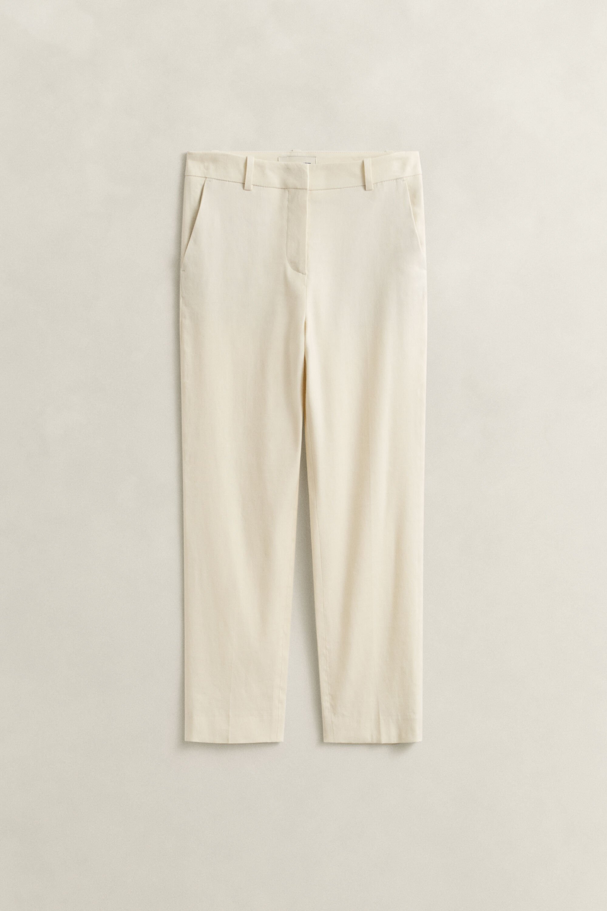 Pantalones elásticos de vestir de lino