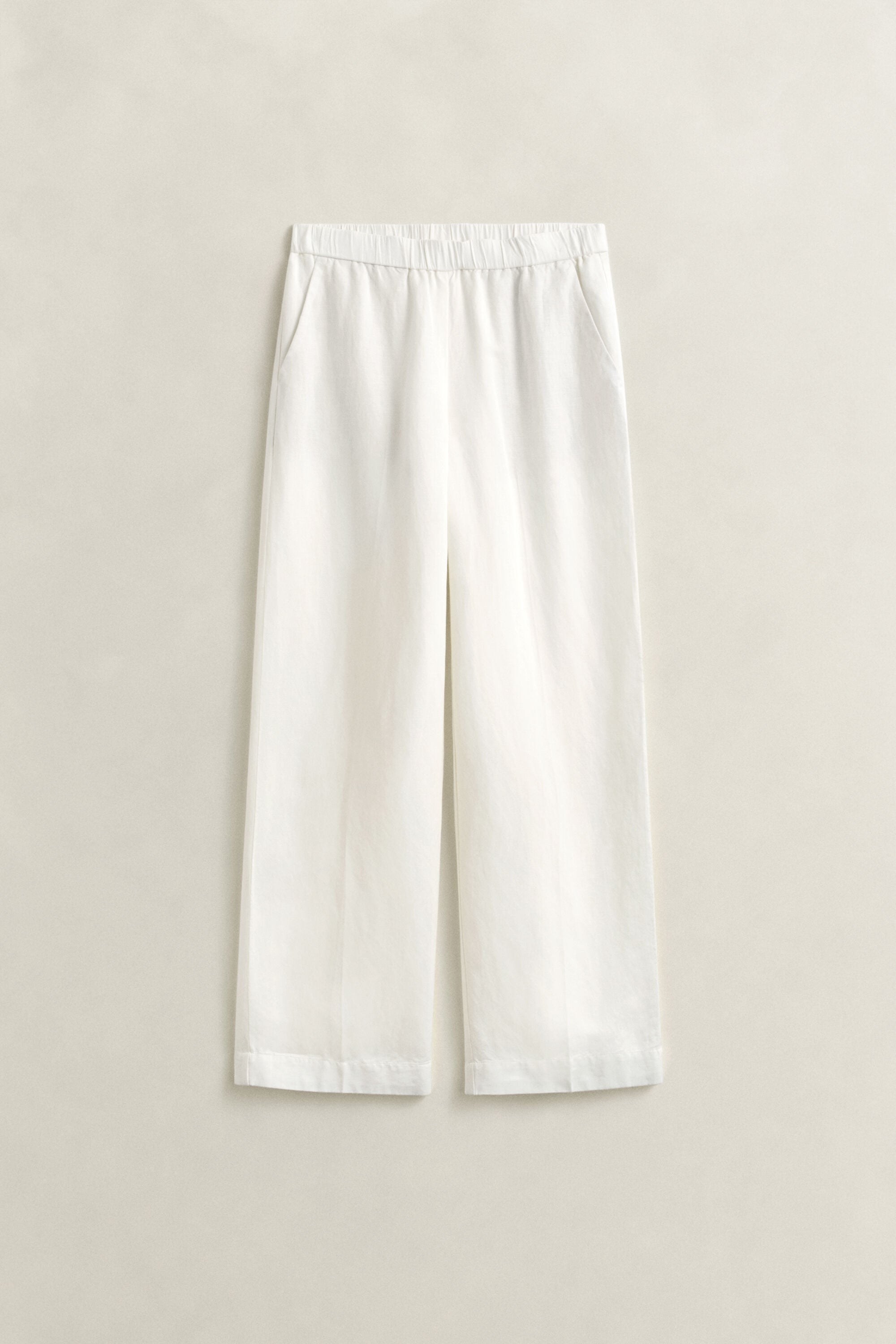Pantalones en mezcla de lino