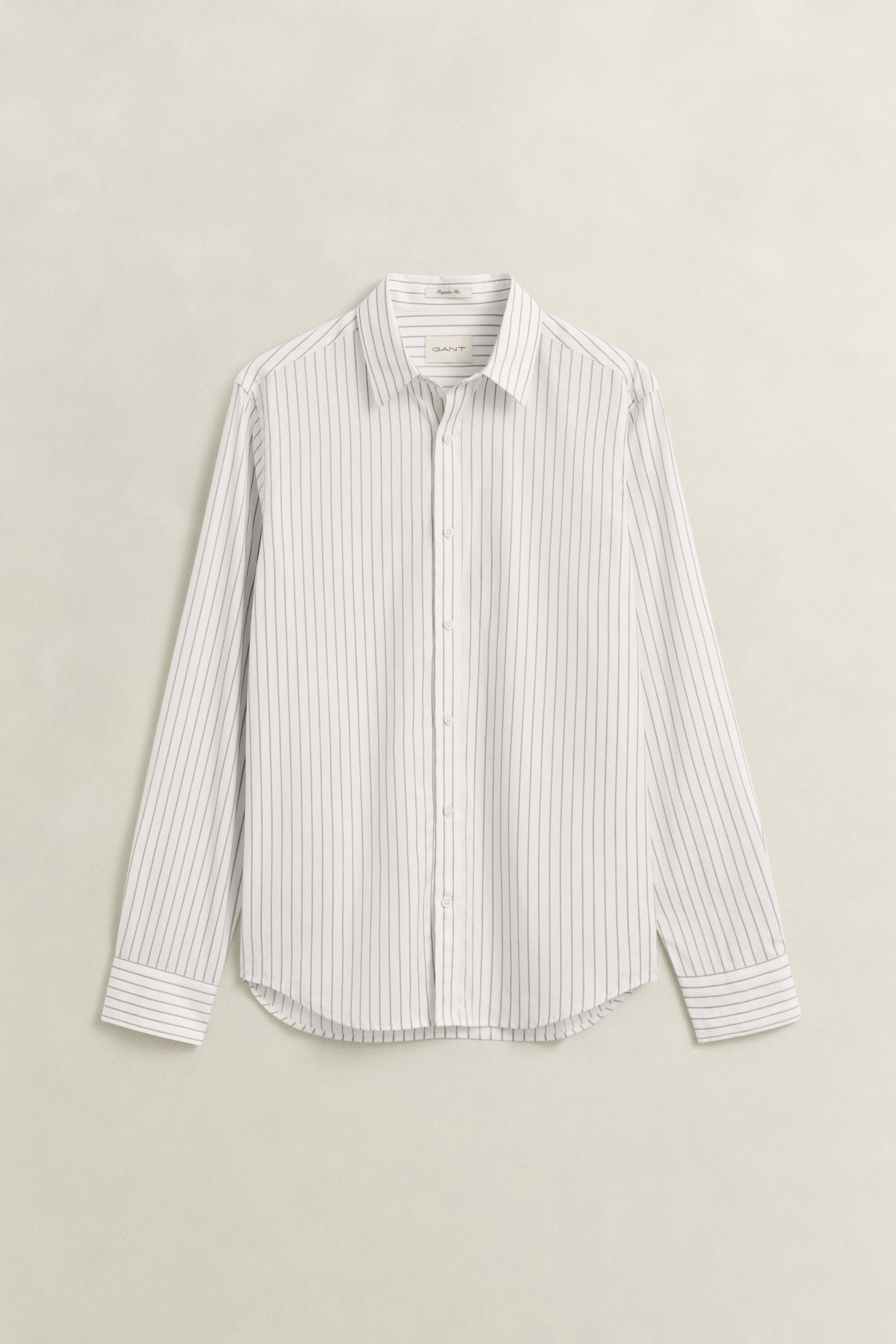 Camisa de raya diplomática con textura labrada