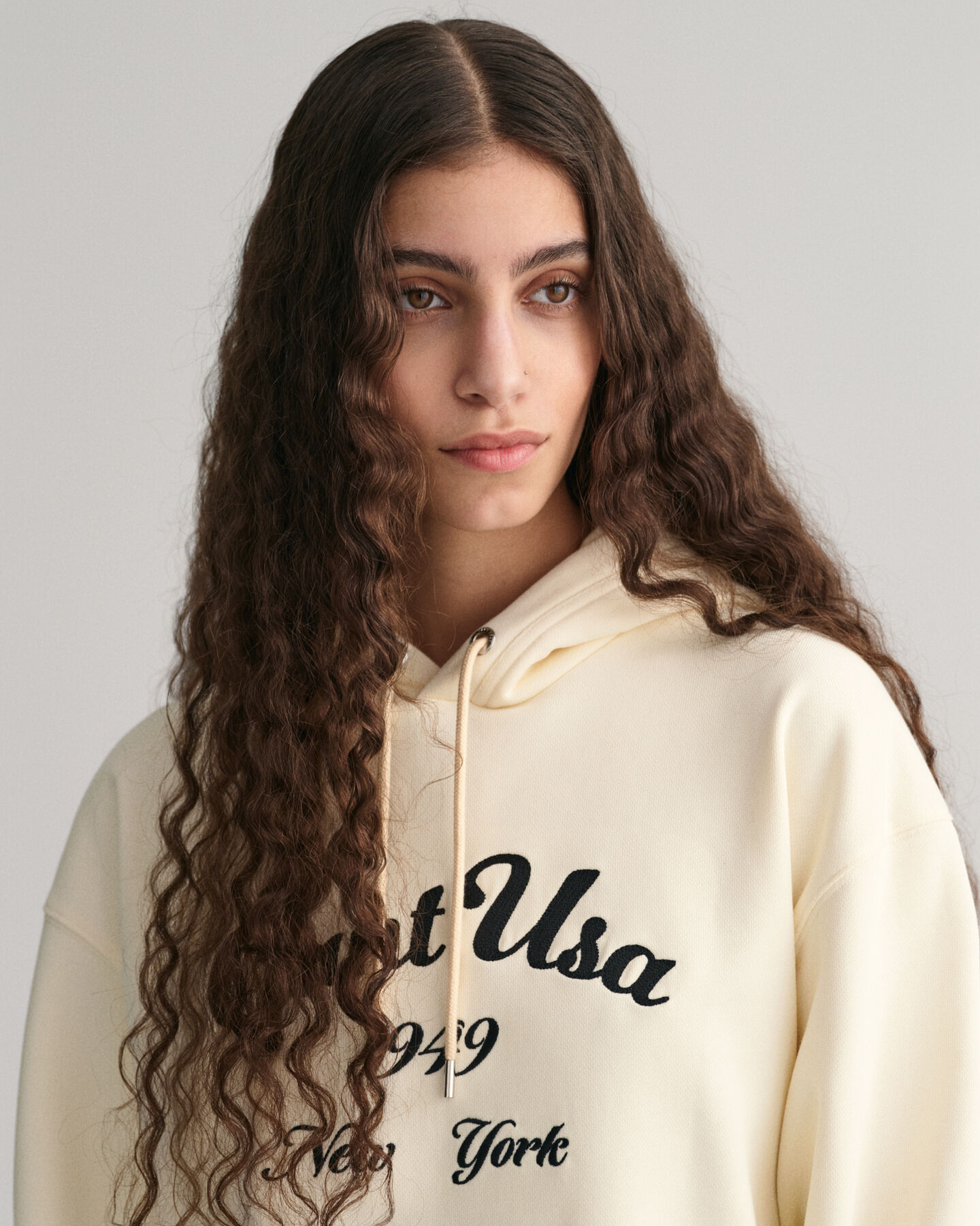 Sudadera con capucha Script Graphic